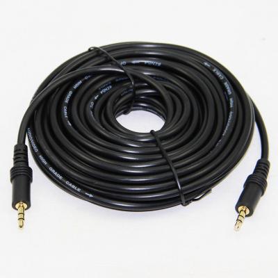 China Bochara HDTV Gold Plated 3.5mm Audio Cable Male To Male For Speakers 4.5m 9m Headphone 1.4m 2.7m for sale