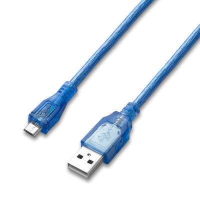 China Camera Bochara USB 2.0 Data Cable Micro USB Type A Male to Mirco Male Dual Shielding High Speed ​​30cm 50cm 100cm (Foil+Braided) for sale