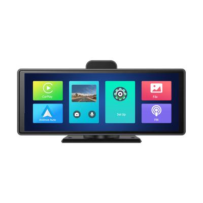 China CarPlay 10.26 Inch 4K Touch Screen Dash Cam BT Carplay Android Wireless Auto Display With Backup Camera for sale