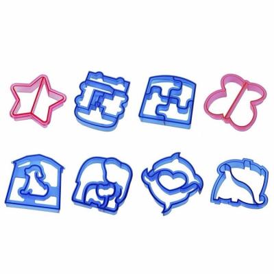 China Wholesale Viable DIY Sandwich Mold Cutter Bear Car Dog Form Cake Bread Toast Mold Maker Kitchen Baking Tools for sale