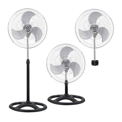 China Competitive Price Electronic Rack Fan 18 Inch 3 Inch Aluminum Floor 3 Blade 4 Speed ​​Rack Fan Rechargeable for sale