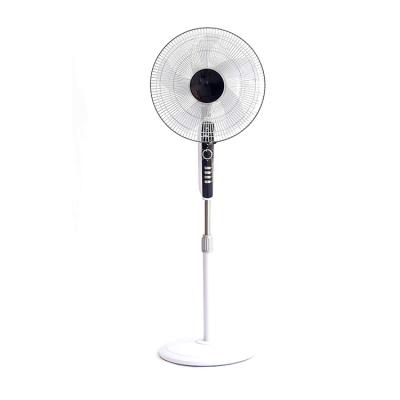 China New Design 4 Speed ​​Rack Fan Plastic Electric Fan 360 Degree Rotation Stand Fan With 60 Minutes Timer for sale