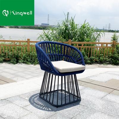 China Modern Elegance Outdoor Rope Chair Garden Furniture For Balcony for sale