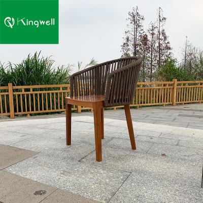 China Modern Outdoor Furniture Garden Chair Patio Solid Teak Wood Aluminum Beach Chairs With Best Quality for sale