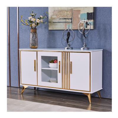 China Adjustable (other) Light luxury sideboard cabinet in dining room home furniture manufacturer sideboards buffet cabinets high quality low price for sale