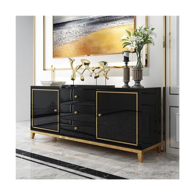 China Adjustable (other) Luxury sideboard cabinet in dining room furniture Tv stand sideboards buffet cabinets high quality low price for sale