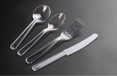 China Disposable Plastic Strong Knife Fork & Napkin Cutlery Set Individually Wrapped for sale