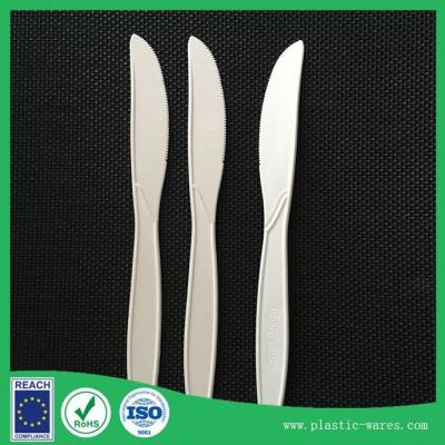 China white color corn starch biodegradable disposable table-knife for sale