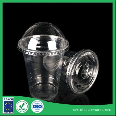 China transparent plastic disposable cups with lids for sale