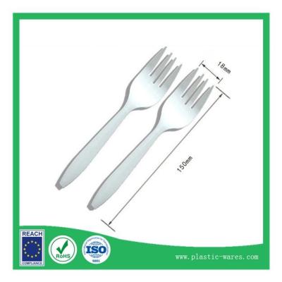 China Cornstarch Biodegradable Disposable Dinner Fork for sale