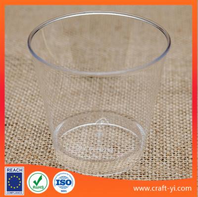 China ice cream cone plastic cups hard plastic  in transparent colour for sale