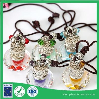 China DIY hang style reuse glass perfume bottle 4 ml for car using for sale