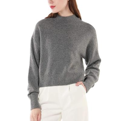 China Like Products Long Sleeve Jumper Wool Tops Cozy Sweater Mock Neck Jumper Long Sleeves Flower Women Sweaters for sale