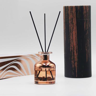 China Essential Oil Reed Diffuser In Color Box Viable Wholesale Bottle Reed Gift Set Home Fragrance for sale