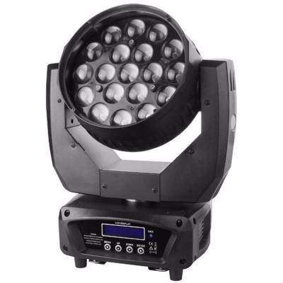 China Stage Party Disco Bar DJ Stage etc... Lighting DJ Lights Zoom 19*15W LED Beam Wash Moving Head Light for sale