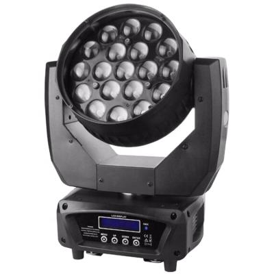 China dj etc... bar disco party stage 19*12w 4 in 1 rgbw led zoom moving head wash for sale