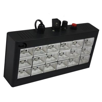 China Mini Light Cheap Lighting Dj and Strobe Light with 18pcs LED 240*50*140mm for sale