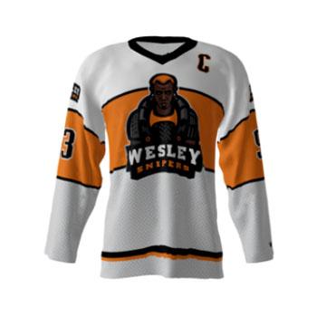 China New Top Good Quality 2021 Team Hockey Jersey Antibacterial Pattern Polyester Mesh Fabric Custom Made for sale