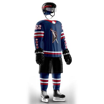 China Shirts & Tops Custom Wholesale Custom Team Hockey Jerseys Ice Hockey Jersey for sale