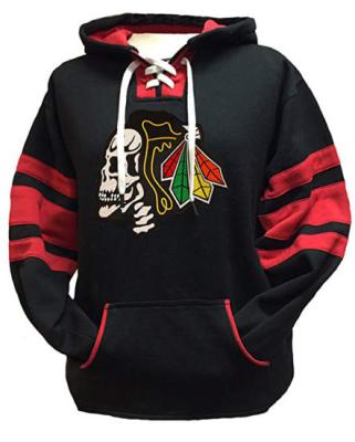 China Shirts & Tops Custom Hockey Team Embroidery Twill Hockey Tackle Hoodie Professional Ice Hockey Hoodie for sale