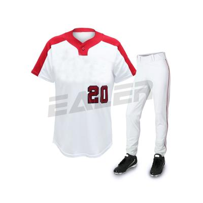 China Antibacterial Custom Design Cheap Youth Team Sublimation Baseball Jersey Uniforms Sets for sale