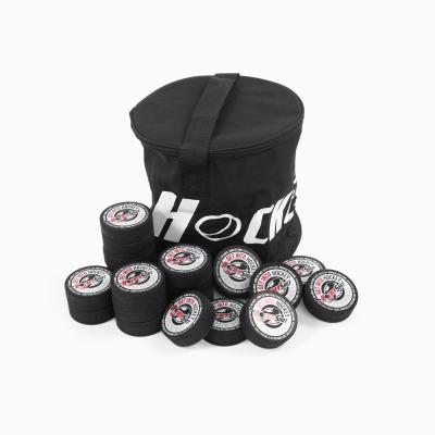 China Custom logo hockey puck bag wholesale printing puck puck hockeyshot bag logo puck bag for sale