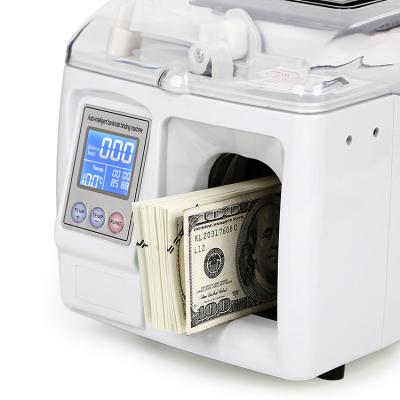 China High Speed ​​Electronic Bill Binding Portable Desktop Electronic Money Paper Money Banknote Binding Machine for sale