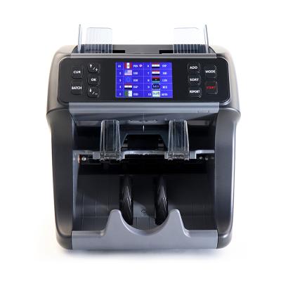 China Bank Money Detector Multi Currency Value Cash Counter Counting Machine With Display for sale