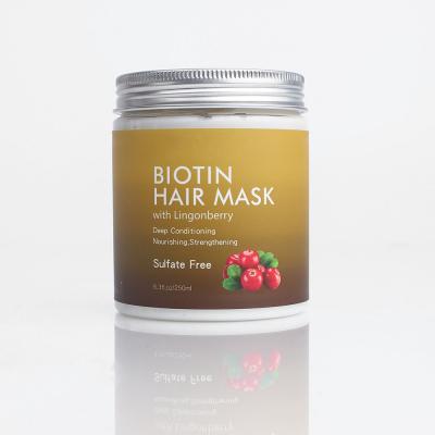 China Nourishing OEM Set Biotin Hair Deep Treatment Nourishing Mask Best Strengthening Organic Keratin and Biotin Hair Mask for sale