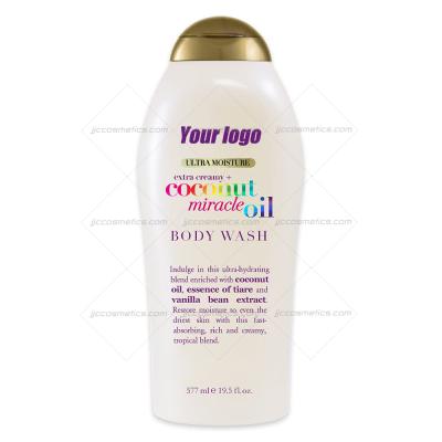 China Moisturize OEM Korea Coconut Oil Essential Women Men Moisturizing Shower Gel Nature Wholesale Organic Private Label Set Custom Body Wash for sale