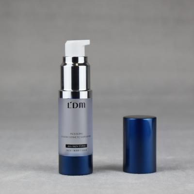 China Cosmetic branded airless bottles 15ml 20ml 30ml exquisite and classy small airless pump bottle with private logo for sale