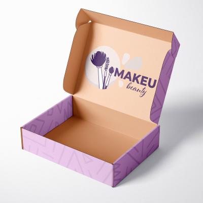 China Recyclable Wholesale Corrugated Mailer boxes Paper Custom Logo Printed Gift Delivery Mailing Packaging Box for Skincare Apparel Clothing for sale