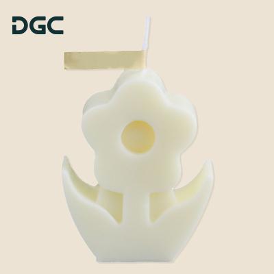 China China DGC spring decoration scented candles selection of white casing or festival cartoon small flower home colorful paraffin shape for sale