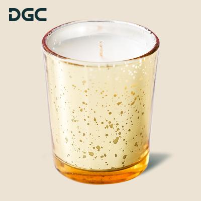 China Festival Decoration Selection DGC Private Label Gifts Creative Hand Made Star Candle Glass Jar Scented Candles for sale