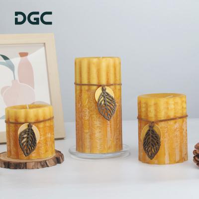 China Common Packaging or Custom DGC INS Aromatherapy Candles Wedding Hotel Party Supplies Valentine's Day Scented Column Candles for sale