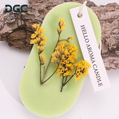 China 100% Dry Flower Air Freshener Cabinet Pendant Festival Decoration Selection DGC Manufacturers Sale Soy Wax Candle Slice for sale