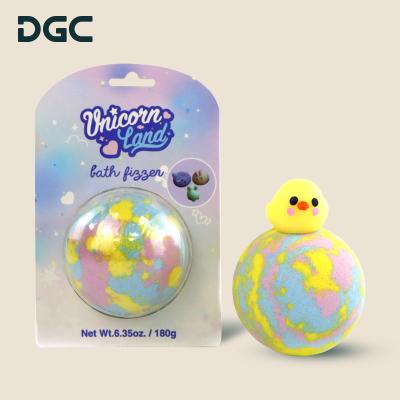 China Relaxation. DGC Organic Supplies Factory OEM Hydrating Spa Moisturizer With Mysterious Toy Ball Shaped Bath Bomb for sale