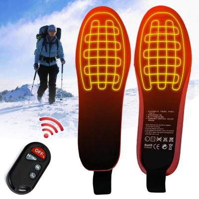 China Outdoor Sport USB Inner Shoe Inner Heated Shoe Insoles Feet Electrically Heat Temperature 55 Ski Chasing Hik Heated Insoles Washable for sale