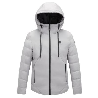 China QUICK DRY Outdoor QUICK DRY Winter Continue Warm Shirt 4 Region Heating USB Charging Rechargeable Hoodie Plus Size Heating Shirt Coat for sale