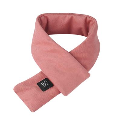 China Wholesale Casual Winter Cotton Spot Heating Scarves For Outdoor Sports USB Rechargeable Neck Heated Scarves for sale