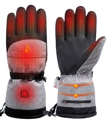 China Touch Screen Heated Gloves Touch Screen Heated Gloves Outdoor Activities Cold Weather Heating Glove Waterproof Warm Filling Hand Ski Bike for sale