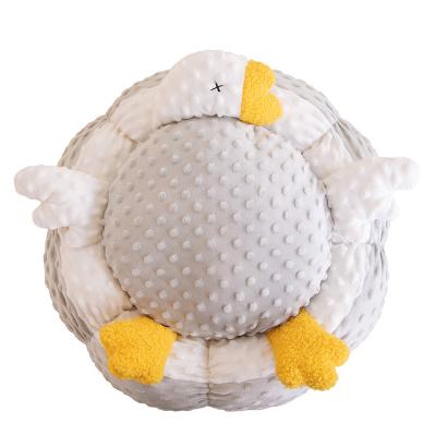 China Wholesale New Large Goose Plush Goose Turnout Pillow Cushion Home White Sofa Seat Soft Animal Plush Tatami Mat Wholesale Ins for sale