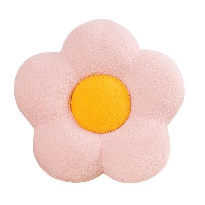 China 3d Plush Toy Long Plush Toy Flower Tile Sunflower Shape Cushion Toys Flower Pillow for sale