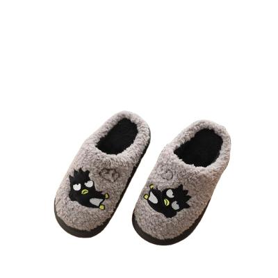 China New Arrival Cute Cartoon Popular Casual Warm Cotton Home Ladies Lovers Plush Slippers for sale