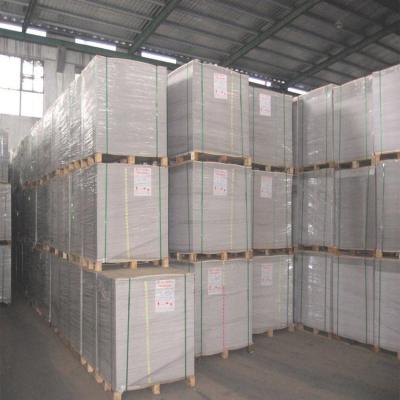 China Grey Board 70*100cm Sheets Straw board Paper Duplex Board for Boxes for sale