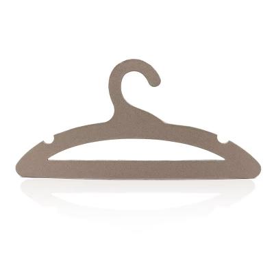 China Fashion Recycled Grey Board Paper Hanger Cutomized Size For Garment for sale