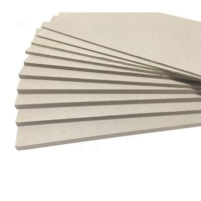 China 1mm 2mm 3mm 1200gsm double side grey paper board grey color paper board for sale