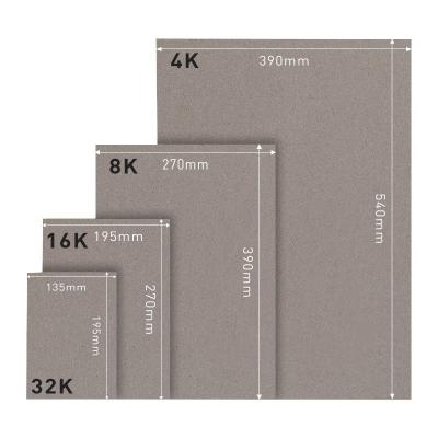 China Custom Order Accepted Grey Paper Board with Uncoated Coating for sale