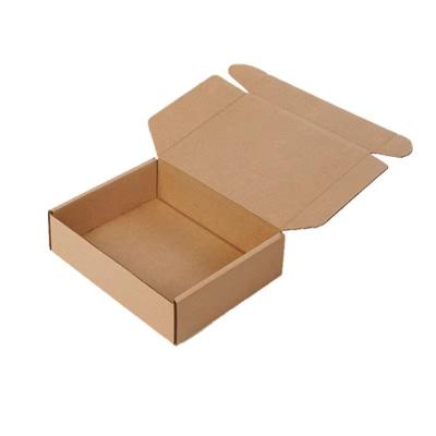 China Rigid Corrugated Board Paper Box Brown Colour for Clothing Packaging for sale