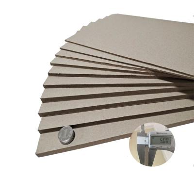 China 600gsm Grey Board For Packing Shirts Shirt Supporting Grey Cardboard for sale